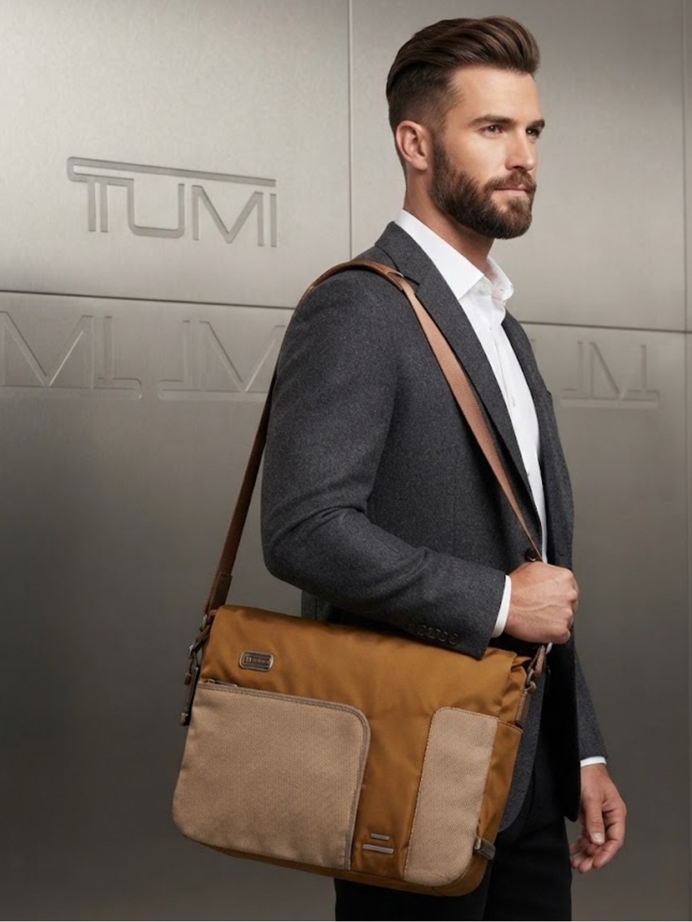 authentic T-Tech by Tumi signature messenger bag
